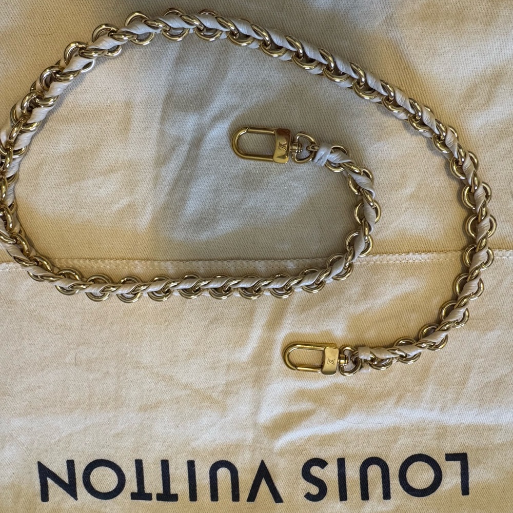 Louis Vuitton Gold Chain Strap